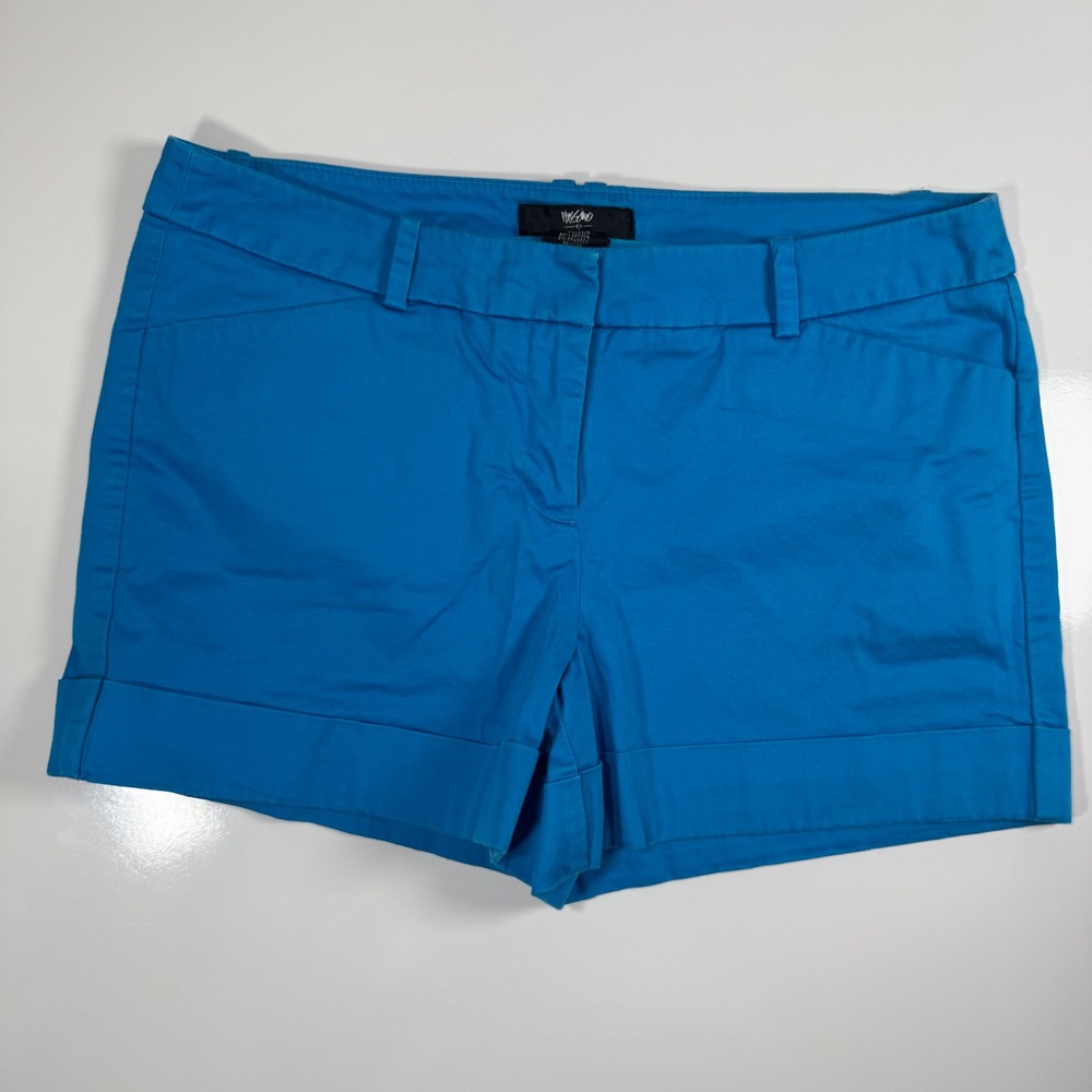 Mossimo Blue Cuffed Shorts Casual‎ Everyday Walking Size 10